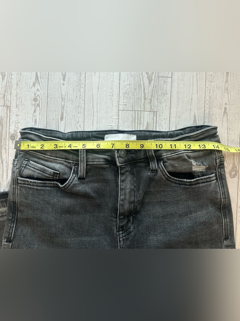 VERVET Thrills High Rise Released Hem Straight Jeans 28 - Picture 6 of 9